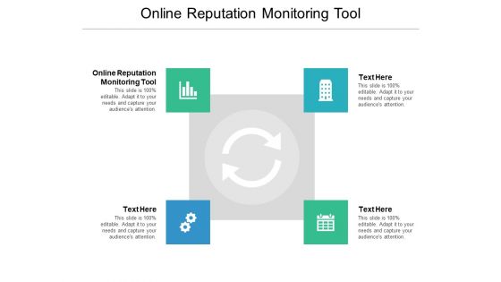 Online Reputation Monitoring Tool Ppt PowerPoint Presentation Portfolio Graphic Images Cpb