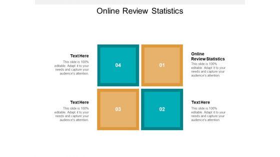 Online Review Statistics Ppt PowerPoint Presentation Infographics Objects Cpb