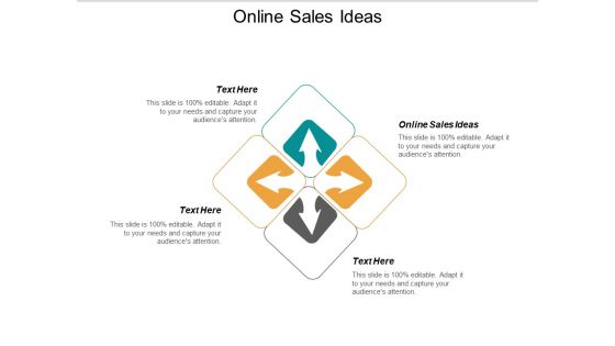 Online Sales Ideas Ppt PowerPoint Presentation Styles Slides Cpb
