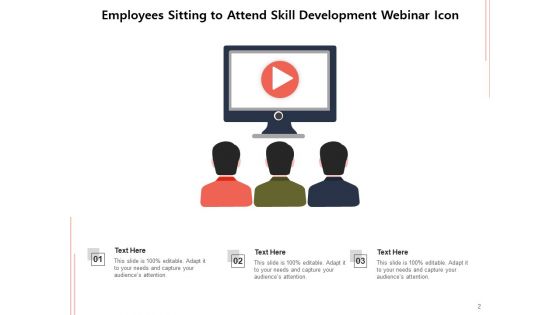 Online Seminar Symbol Employees Sitting Ppt PowerPoint Presentation Complete Deck