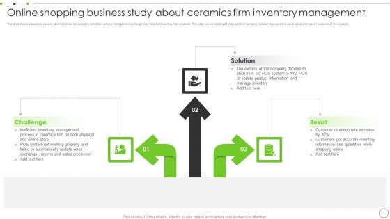 Online Shopping Business Study About Ceramics Firm Inventory Management Summary PDF