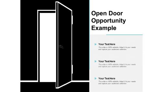 Open Door Opportunity Example Ppt PowerPoint Presentation Model Demonstration