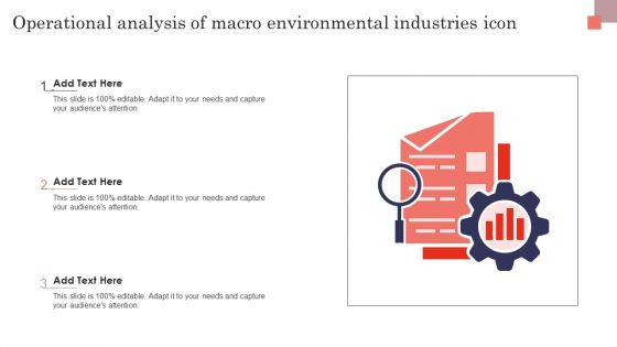 Operational Analysis Of Macro Environmental Industries Icon Elements PDF Operational Analysis Of Macro Environmental Industries Icon Elements PDF