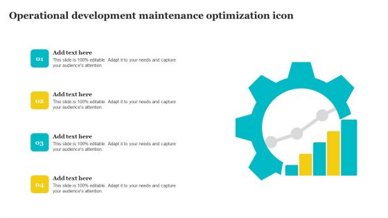 Operational Development Maintenance Optimization Icon Sample PDF Operational Development Maintenance Optimization Icon Sample PDF