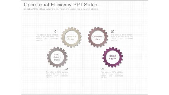 Operational Efficiency Ppt Slides