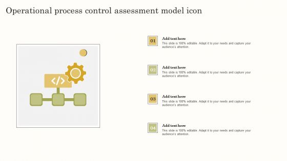 Operational Process Control Assessment Model Icon Sample PDF