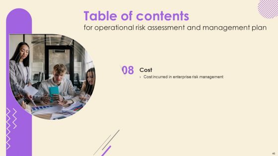 Operational Risk Assessment And Management Plan Ppt PowerPoint Presentation Complete Deck With Slides