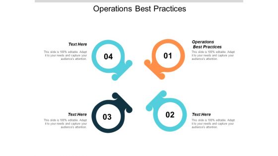 Operations Best Practices Ppt PowerPoint Presentation Portfolio Templates Cpb