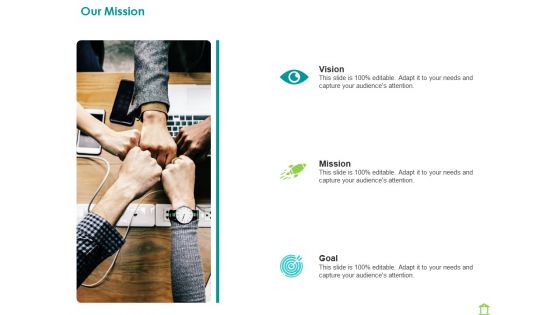 Operations Of Commercial Bank Our Mission Ppt Show Topics PDF