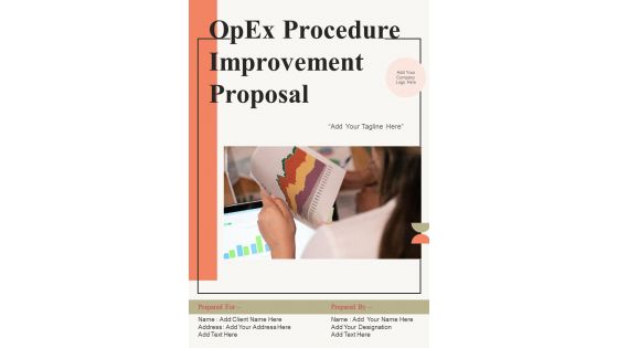 Opex Procedure Improvement Proposal Example Document Report Doc Pdf Ppt Example Document Report Doc Pdf Ppt