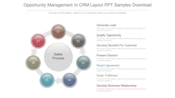 Opportunity Management In Crm Layout Ppt Samples Download