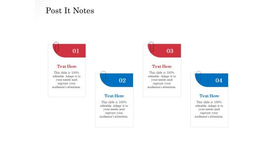 Opportunity Of Project Management Post It Notes Ppt Summary Inspiration PDF