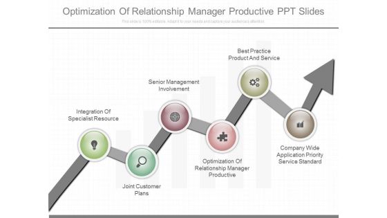 Optimization Of Relationship Manager Productive Ppt Slides