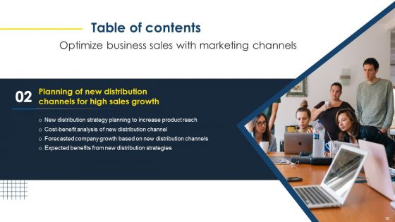 Optimize Business Sales With Marketing Channels Ppt PowerPoint Presentation Complete Deck With Slides