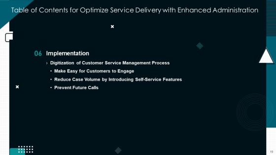 Optimize Service Delivery With Enhanced Administration Ppt PowerPoint Presentation Complete Deck With Slides