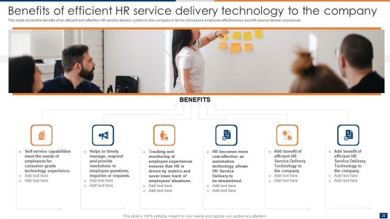 Optimizing Administrative Efficiencies Through Human Resource Service Delivery Ppt PowerPoint Presentation Complete Deck With Slides