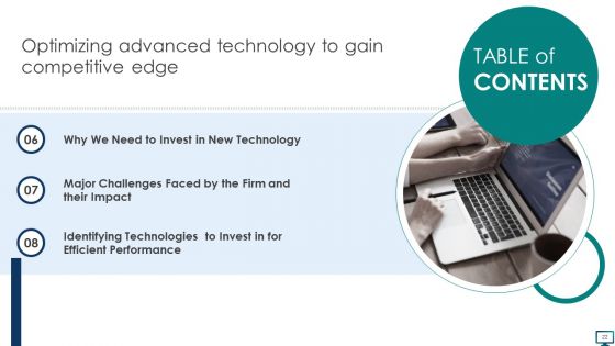 Optimizing Advanced Technology To Gain Competitive Edge Ppt PowerPoint Presentation Complete With Slides