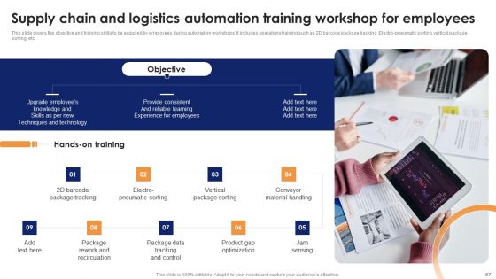 Optimizing Automated Supply Chain And Logistics Operations Visibility And Transparency Ppt PowerPoint Presentation Complete Deck With Slides