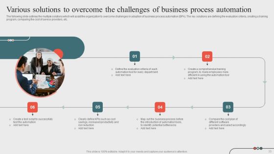 Optimizing Business Processes Through Automation Ppt PowerPoint Presentation Complete Deck With Slides