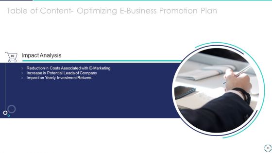 Optimizing E-Business Promotion Plan Ppt PowerPoint Presentation Complete Deck With Slides
