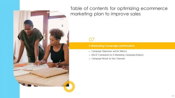 Optimizing Ecommerce Marketing Plan To Improve Sales Ppt PowerPoint Presentation Complete With Slides