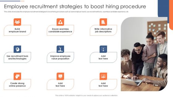 Optimizing Hiring Process Employee Recruitment Strategies To Boost Hiring Procedure Background PDF