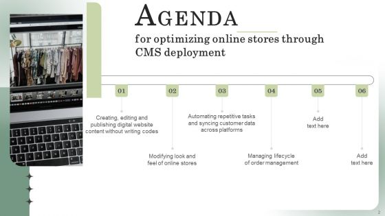 Optimizing Online Stores Through CMS Deployment Ppt PowerPoint Presentation Complete Deck With Slides