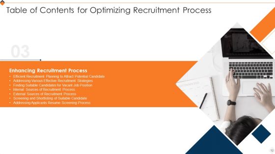 Optimizing Recruitment Process Ppt PowerPoint Presentation Complete Deck With Slides