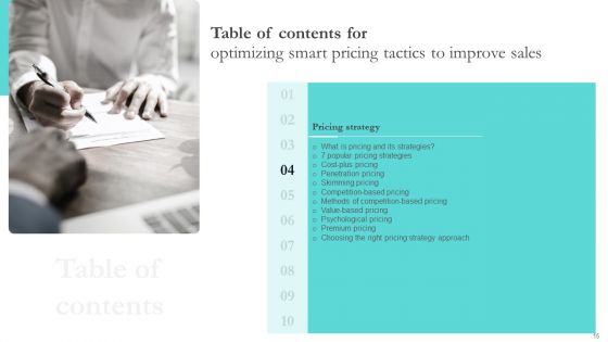 Optimizing Smart Pricing Tactics To Improve Sales Ppt PowerPoint Presentation Complete Deck With Slides
