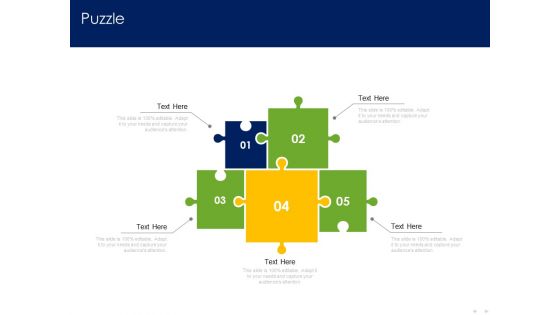 Optimizing Tasks Team Collaboration Agile Operations Puzzle Designs PDF