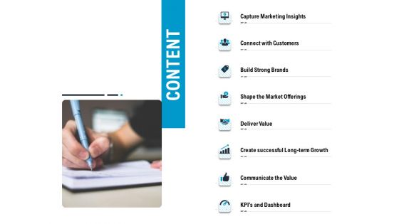 Optimizing The Marketing Operations To Drive Efficiencies Content Portrait PDF