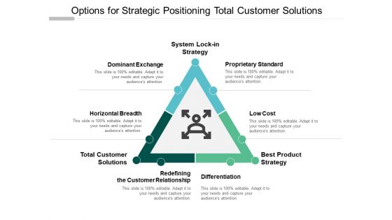 Options For Strategic Positioning Total Customer Solutions Ppt PowerPoint Presentation Inspiration Graphics Example