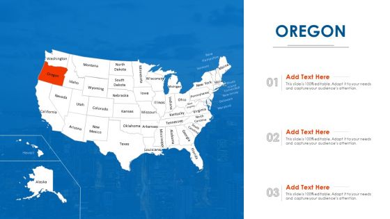 Oregon Map PowerPoint Presentation Ppt Template PDF