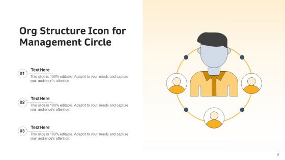 Org Structure Icon Management Hierarchy Ppt PowerPoint Presentation Complete Deck