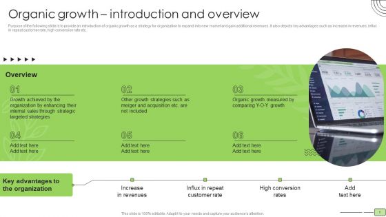 Organic Business Growth Strategies Ppt PowerPoint Presentation Complete With Slides