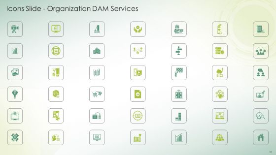 Organization DAM Services Ppt PowerPoint Presentation Complete Deck With Slides