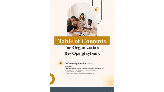 Organization Devops Playbook Template