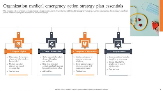 Organization Emergency Action Strategy Ppt PowerPoint Presentation Complete Deck With Slides