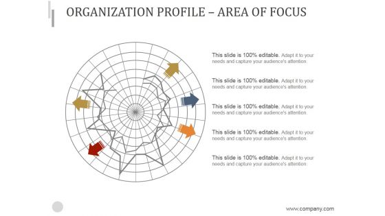 Organization Profile Area Of Focus Ppt PowerPoint Presentation Slides
