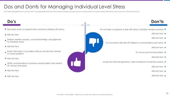 Organization Stress Administration Practices Ppt PowerPoint Presentation Complete Deck With Slides