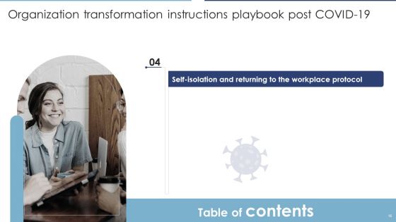 Organization Transformation Instructions Playbook Post COVID 19 Ppt PowerPoint Presentation Complete Deck With Slides