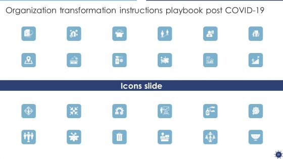 Organization Transformation Instructions Playbook Post COVID 19 Ppt PowerPoint Presentation Complete Deck With Slides