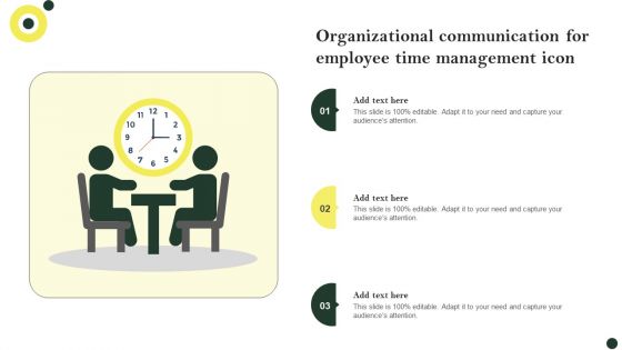 Organizational Communication For Employee Time Management Icon Structure PDF Organizational Communication For Employee Time Management Icon Structure PDF