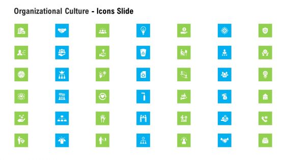 Organizational Culture Icons Slide Ppt Styles Shapes PDF