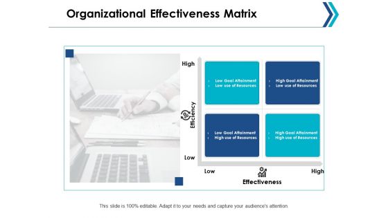 Organizational Effectiveness Matrix Ppt Powerpoint Presentation Professional Guidelines