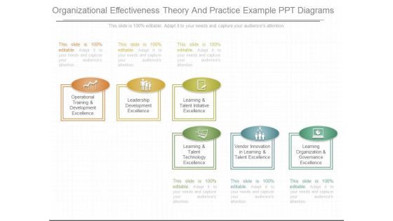 Organizational Effectiveness Theory And Practice Example Ppt Diagrams
