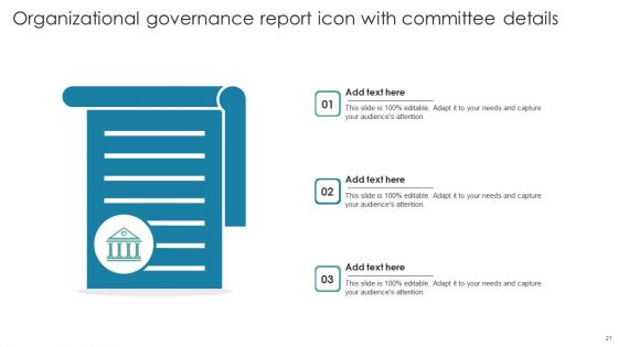 Organizational Governance Report Ppt PowerPoint Presentation Complete Deck With Slides