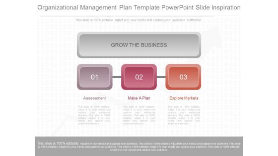 Organizational Management Plan Template Powerpoint Slide Inspiration