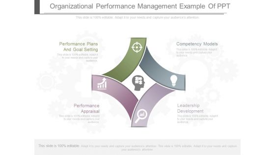 Organizational Performance Management Example Of Ppt
