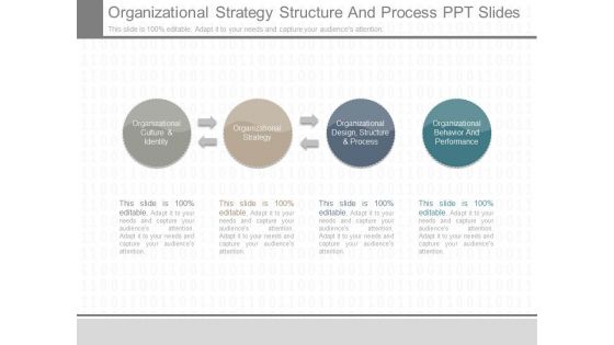 Organizational Strategy Structure And Process Ppt Slides